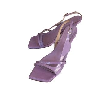 Lavender Patent Leather Sandal